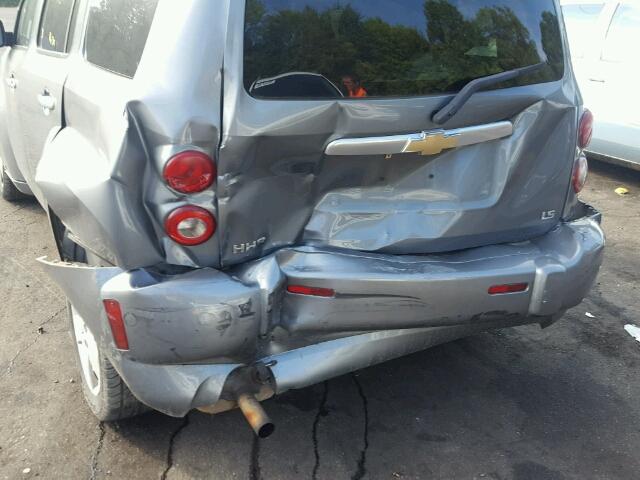 3GNDA13D86S527392 - 2006 CHEVROLET HHR LS GRAY photo 9