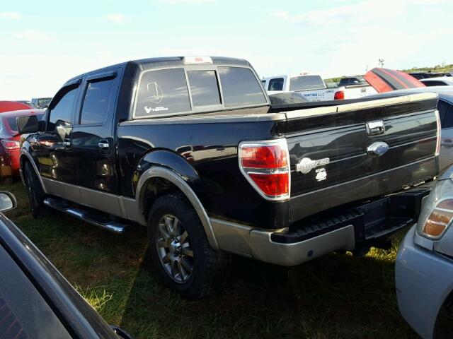 1FTPW12V99KC43934 - 2009 FORD F150 SUPER BLACK photo 3