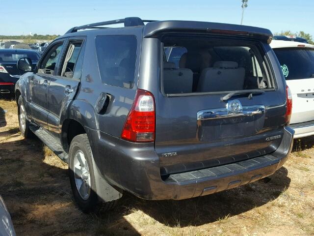 JTEZU14R960082972 - 2006 TOYOTA 4RUNNER GRAY photo 3