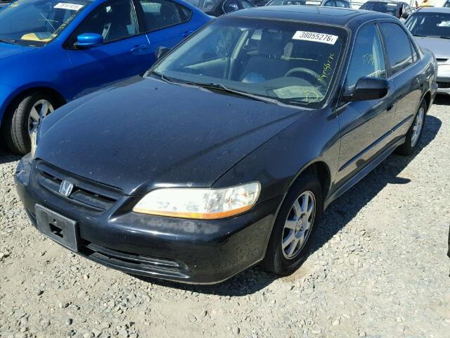 JHMCG56782C012634 - 2002 HONDA ACCORD SE BLACK photo 2