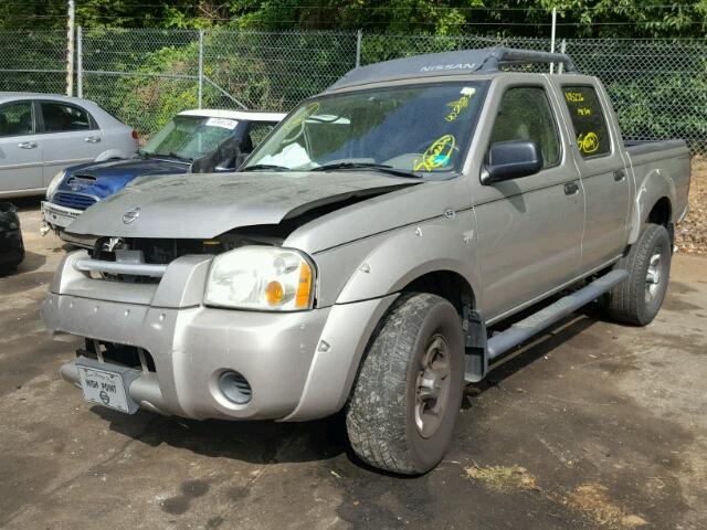 1N6ED27T53C440740 - 2003 NISSAN FRONTIER C GRAY photo 2