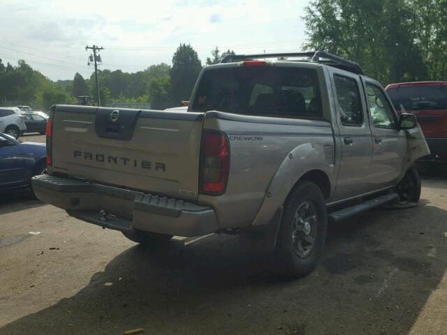 1N6ED27T53C440740 - 2003 NISSAN FRONTIER C GRAY photo 4