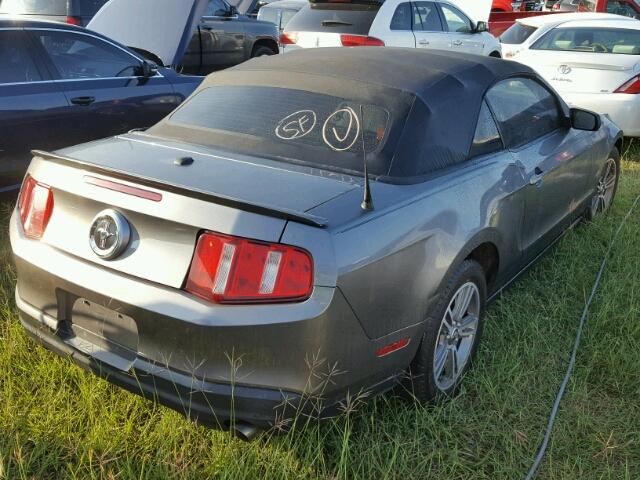 1ZVBP8EN9A5116242 - 2010 FORD MUSTANG MAROON photo 4