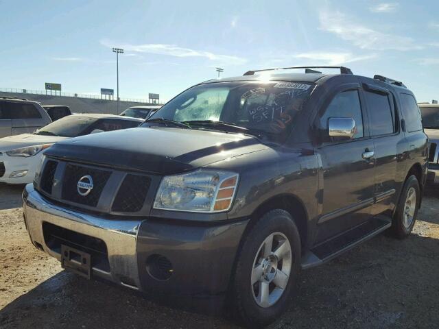 5N1AA08AX4N739007 - 2004 NISSAN ARMADA GRAY photo 2