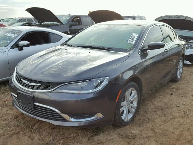 1C3CCCAB3GN189024 - 2016 CHRYSLER 200 LIMITE GRAY photo 2