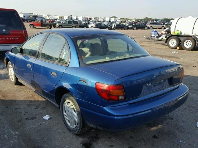 1G8ZF52851Z240139 - 2001 SATURN SL BLUE photo 3