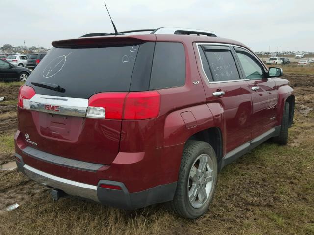 2GKALWEK8C6368905 - 2012 GMC TERRAIN SL BURGUNDY photo 4