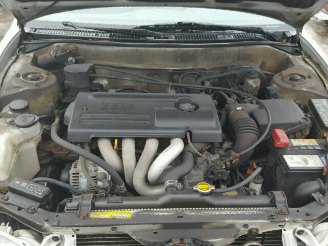 2T1BR12E31C838303 - 2001 TOYOTA COROLLA CE SILVER photo 7