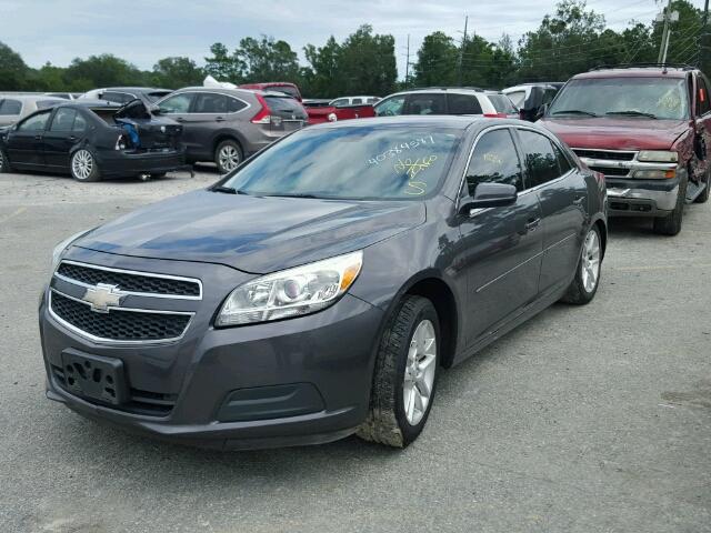 1G11D5SR3DF146597 - 2013 CHEVROLET MALIBU GRAY photo 2