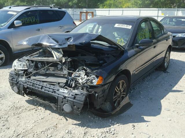 YV1RH592062506842 - 2006 VOLVO S60 2.5T BLACK photo 2