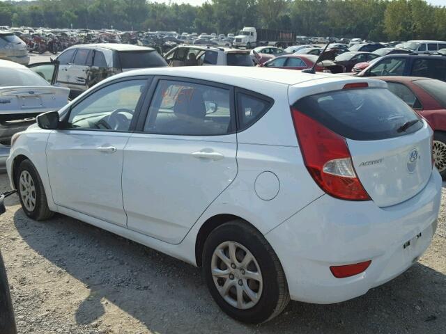 KMHCT5AE1CU056940 - 2012 HYUNDAI ACCENT GLS WHITE photo 3