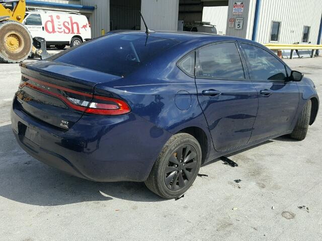 1C3CDFBB4ED918096 - 2014 DODGE DART SXT BLUE photo 4