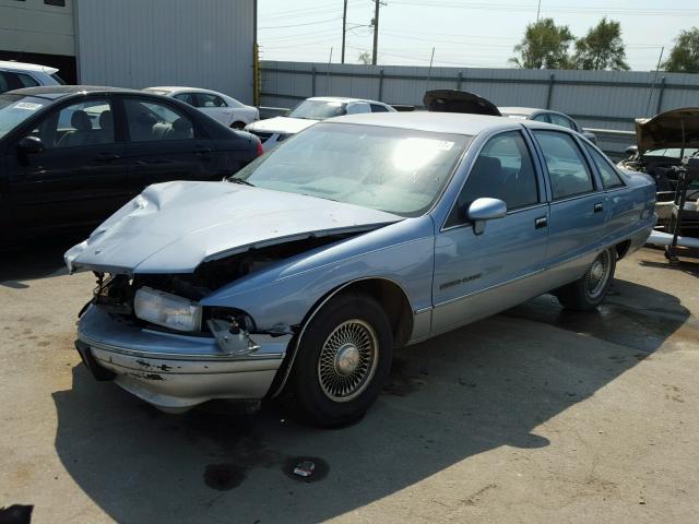 1G1BN53EXNW117046 - 1992 CHEVROLET CAPRICE CL BLUE photo 2