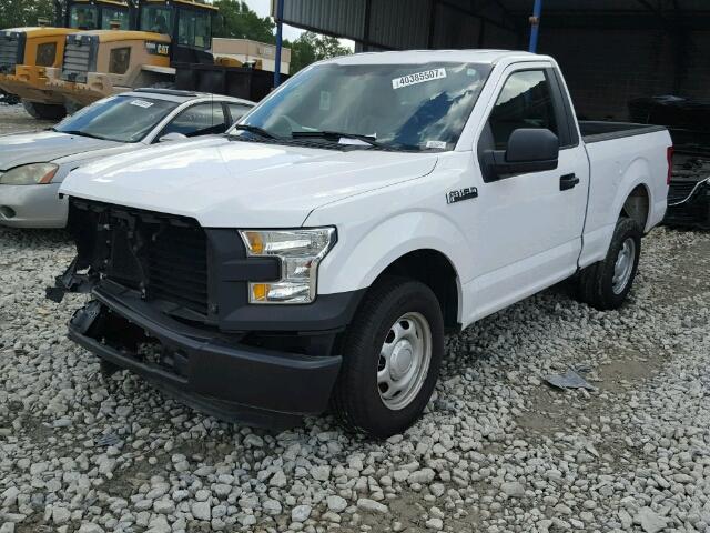 1FTMF1C87FKE52936 - 2015 FORD F150 WHITE photo 2