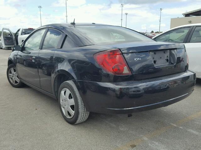 1G8AN15F26Z207951 - 2006 SATURN ION BLACK photo 3