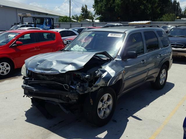 4F2CZ06104KM32567 - 2004 MAZDA TRIBUTE ES 青色 照片 2