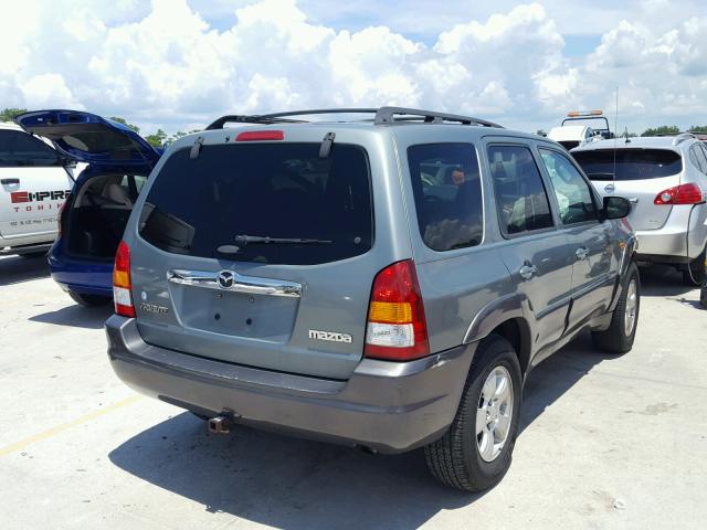 4F2CZ06104KM32567 - 2004 MAZDA TRIBUTE ES 青色 照片 4