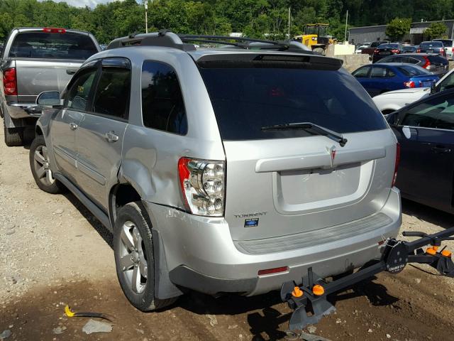 2CKDL63F866056885 - 2006 PONTIAC TORRENT SILVER photo 3