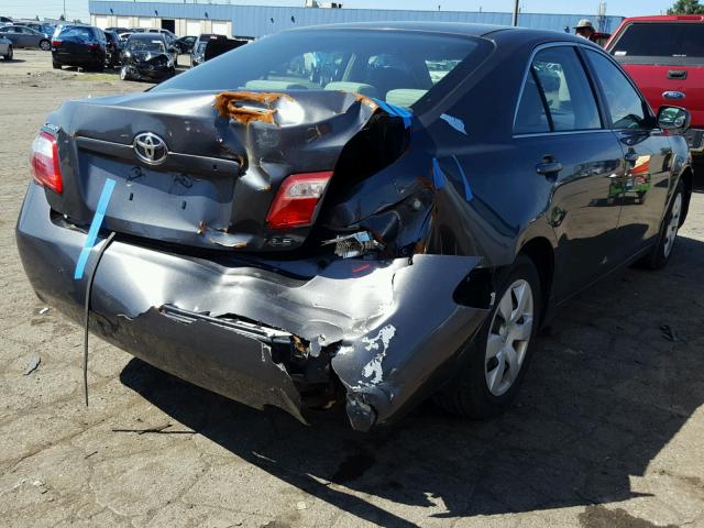 4T1BE46K87U675460 - 2007 TOYOTA CAMRY NEW GRAY photo 4