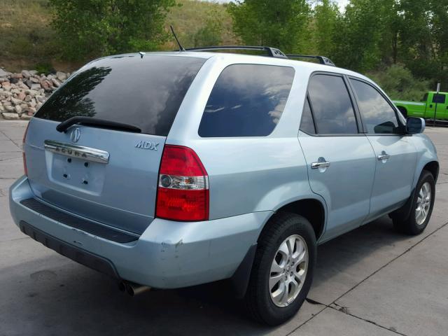 2HNYD18663H535477 - 2003 ACURA MDX TOURIN BLUE photo 4