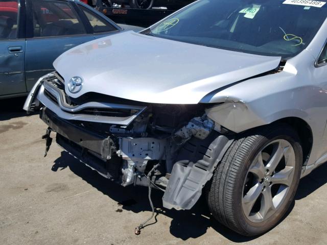 4T3ZK3BB3EU064988 - 2014 TOYOTA VENZA LE SILVER photo 9