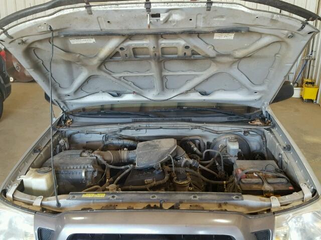 5TETX22N96Z227791 - 2006 TOYOTA TACOMA ACC SILVER photo 7