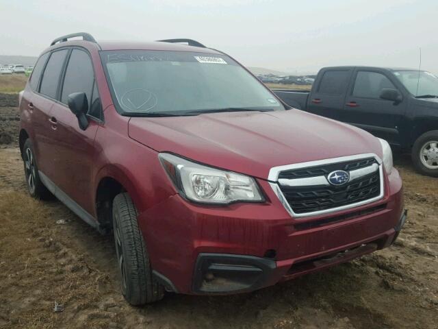 JF2SJABC0HH404157 - 2017 SUBARU FORESTER BURGUNDY photo 1