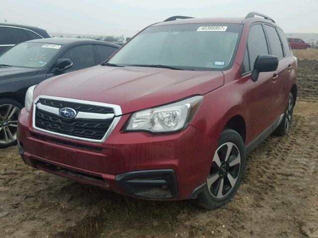 JF2SJABC0HH404157 - 2017 SUBARU FORESTER BURGUNDY photo 2