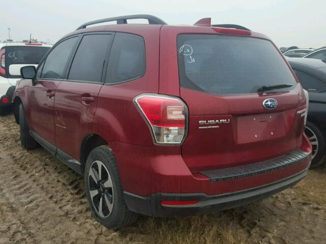 JF2SJABC0HH404157 - 2017 SUBARU FORESTER BURGUNDY photo 3