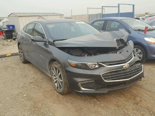 1G1ZE5ST4HF179660 - 2017 CHEVROLET MALIBU GRAY photo 1