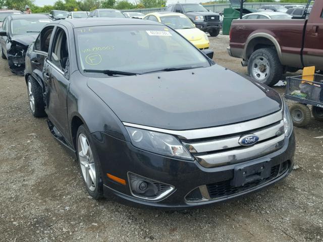 3FAHP0KC1BR190003 - 2011 FORD FUSION SPO BLACK photo 1