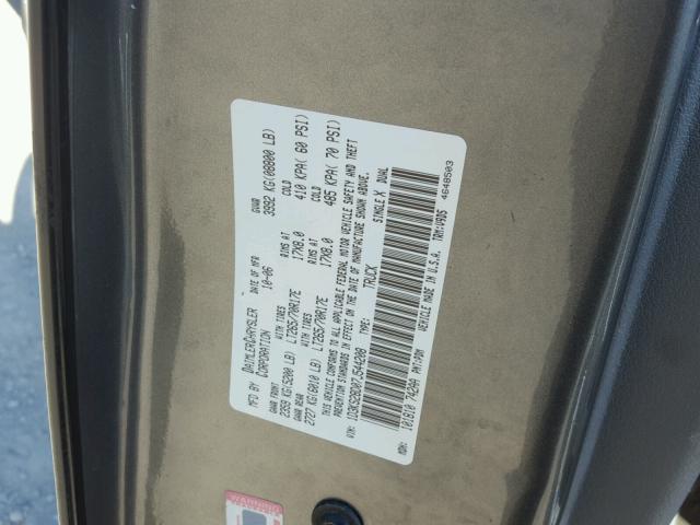 1D3KS28D07J544208 - 2007 DODGE RAM 2500 S GRAY photo 10