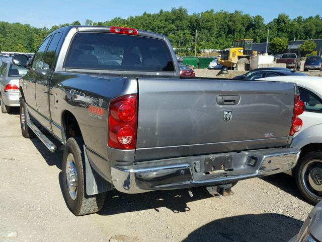 1D3KS28D07J544208 - 2007 DODGE RAM 2500 S GRAY photo 3