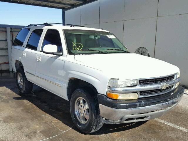 1GNEC13Z24R160922 - 2004 CHEVROLET TAHOE C150 WHITE photo 1