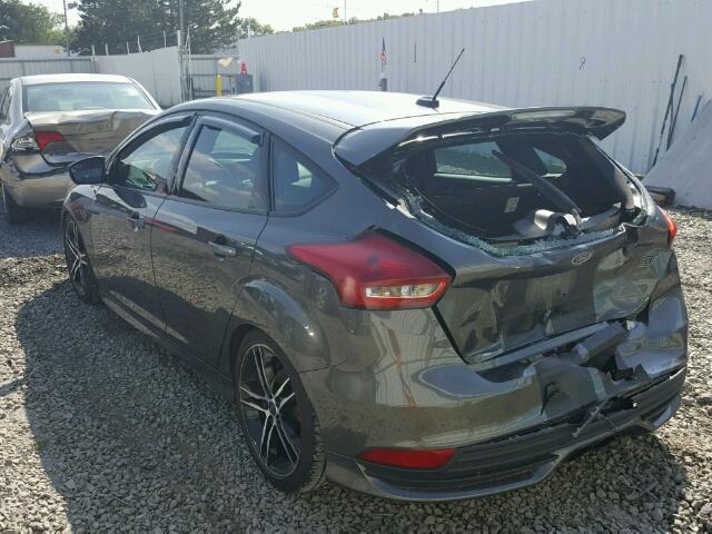 1FADP3L99GL287457 - 2016 FORD FOCUS ST GRAY photo 3