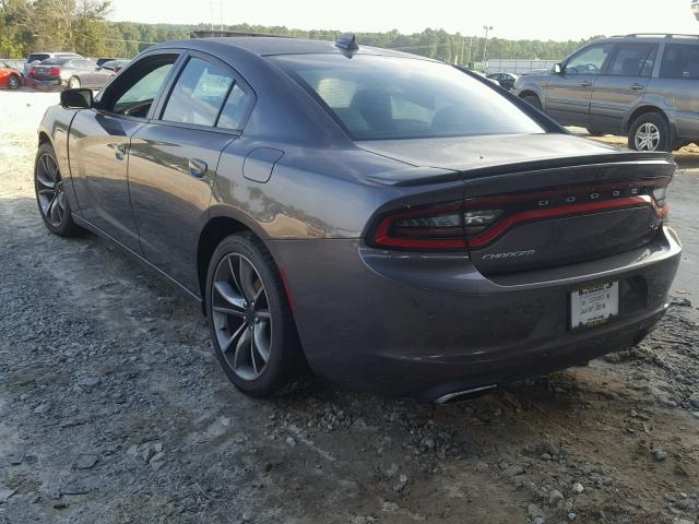 2C3CDXCT4FH738389 - 2015 DODGE CHARGER R/ GRAY photo 3