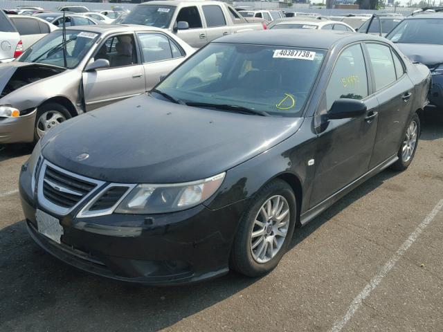 YS3FB49Y191001680 - 2009 SAAB 9-3 2.0T BLACK photo 2