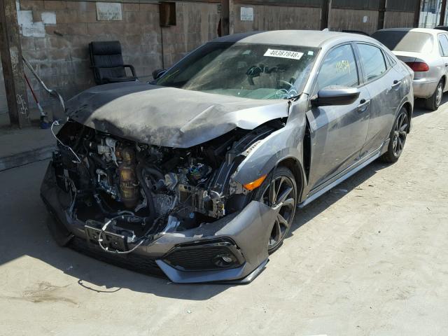 SHHFK7H4XJU402193 - 2018 HONDA CIVIC SPOR GRAY photo 2