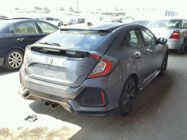 SHHFK7H4XJU402193 - 2018 HONDA CIVIC SPOR GRAY photo 3
