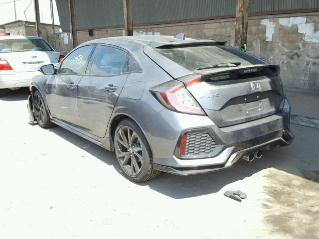 SHHFK7H4XJU402193 - 2018 HONDA CIVIC SPOR GRAY photo 4