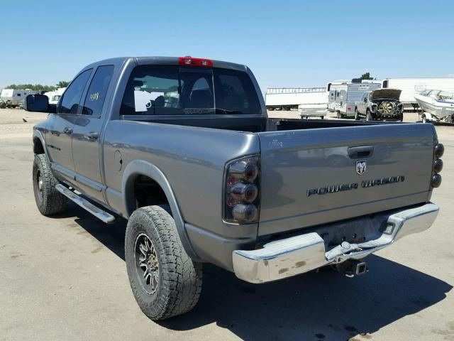 3D7KS28D56G267067 - 2006 DODGE RAM 2500 S GRAY photo 3