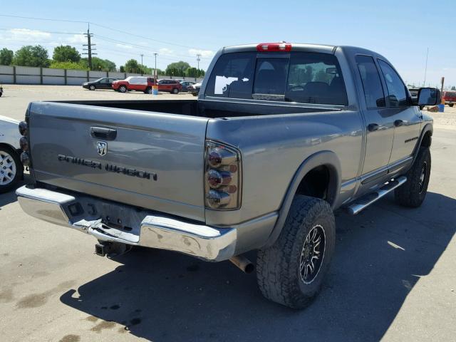 3D7KS28D56G267067 - 2006 DODGE RAM 2500 S GRAY photo 4