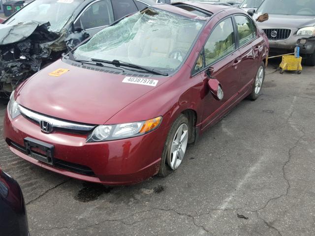 1HGFA16948L027362 - 2008 HONDA CIVIC EXL 栗色 照片 2