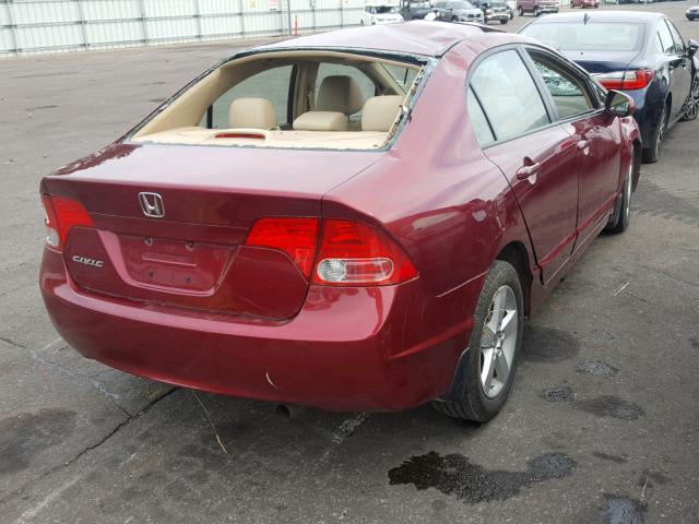 1HGFA16948L027362 - 2008 HONDA CIVIC EXL 栗色 照片 4