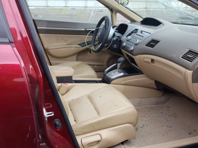 1HGFA16948L027362 - 2008 HONDA CIVIC EXL 栗色 照片 5