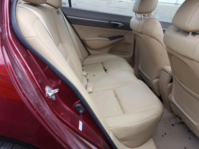 1HGFA16948L027362 - 2008 HONDA CIVIC EXL 栗色 照片 6