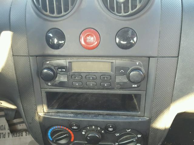 KL1TD66667B708968 - 2007 CHEVROLET AVEO BASE Սև լուսանկար 9