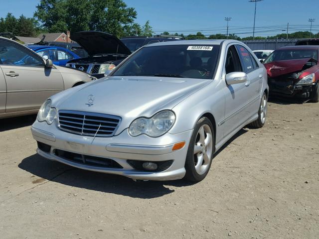 WDBRF52H16F823188 - 2006 MERCEDES-BENZ C GENERATI SILVER photo 2