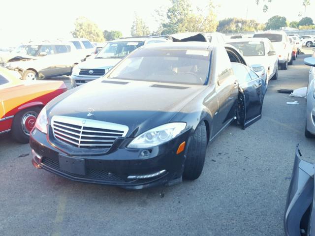 WDDNG7DB7CA442591 - 2012 MERCEDES-BENZ S 550 BLACK photo 2