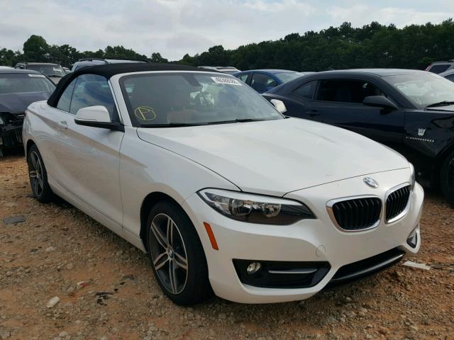 WBA2K9C57HV646758 - 2017 BMW 230I WHITE photo 1